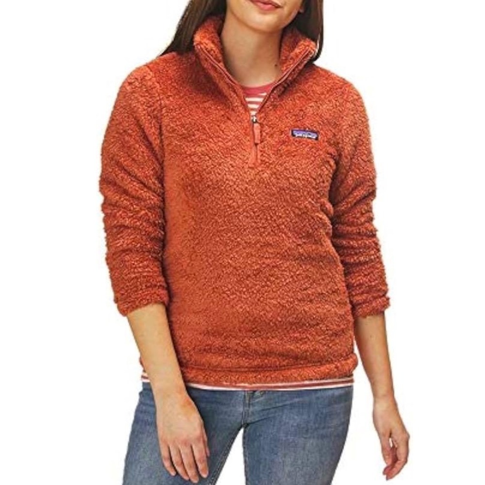 Patagonia‎ Los Gatos 1/4-Zip Pullover Barn Red High-Pile Fleece M